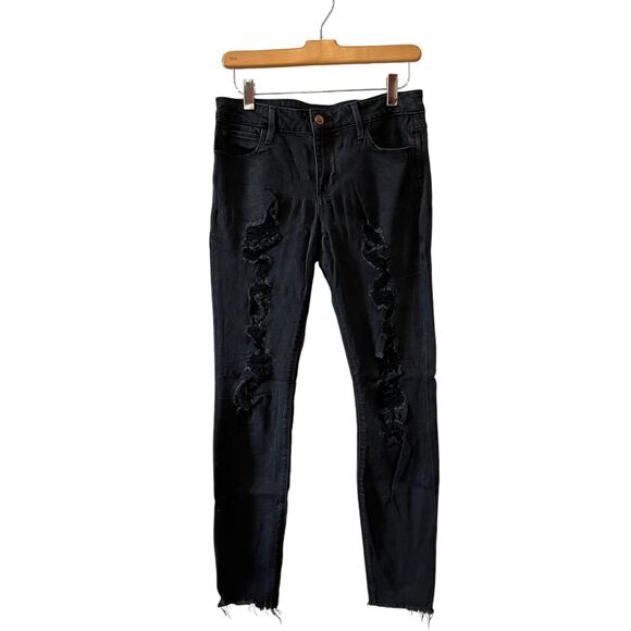 Joes Jeans Flawless The Icon Destroyed Denim jeans Black 28 - Picture 2 of 8